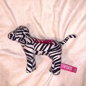 Zebra print PINK dog